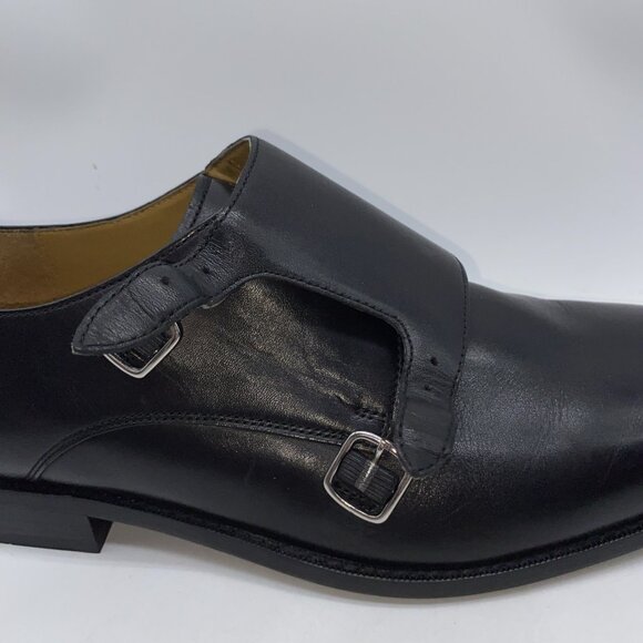 Cole Haan Men’s Carnegie Double Monk Strap Black Leather Dress Shoes Size 13M - Picture 8 of 16